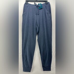 Tommy John Women’s Zen Waffle Jogger Blue Night Sky Lounge Casual Relaxed Size S